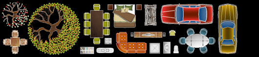 CAD Bútor Blocks |  AutoCAD Bútor szimbólumok |  CAD Blocks