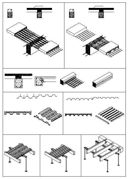 Dettagli struttura in acciaio, disegni CAD struttura in acciaio, struttura in acciaio, struttura in acciaio
