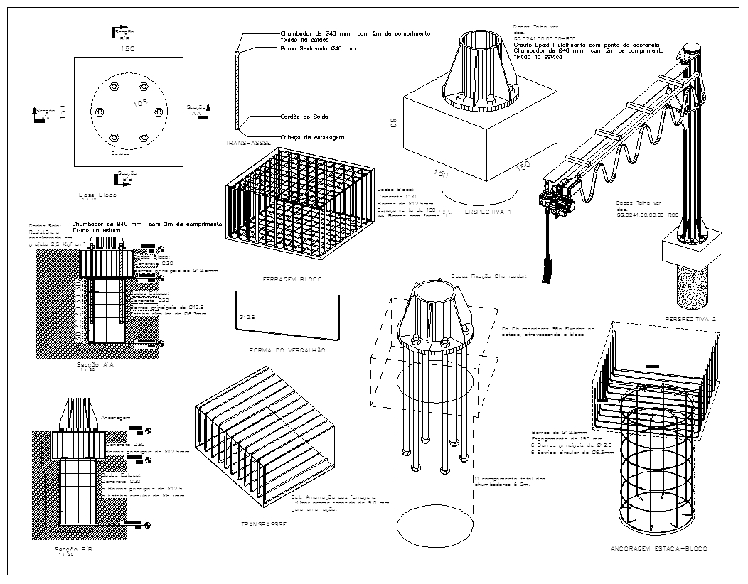 Detalhes da Fundação, detalhes de concreto, feixe, piso, base civil, tipos de fundação, steelframe, pilha