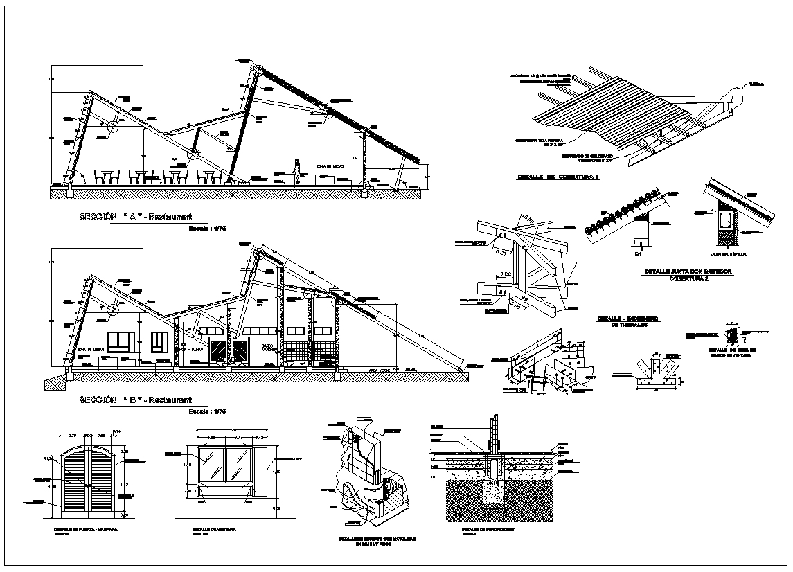 Dettagli della struttura in legno, design, costruzione in legno, prospetto struttura in legno