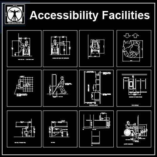 Accessibility facilities,blocks,details,design