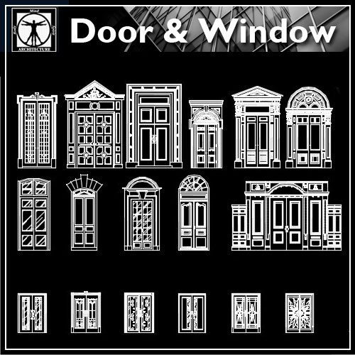 Best Door and Window Design Blocks