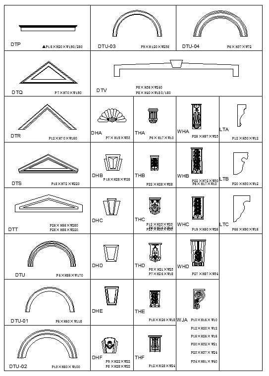 Architecture Ornamental Parts,Decorative Inserts & Accessories,Handrail & Stairway Parts,Outdoor House Accessories,Euro Architectural Components,Arcade,Architrave,fences,gates,railings,handrails,staircases,iron finials,balusters,Architecture Decoration Drawing,Decorative Elements,Interior Decorating,Neoclassical Interior Design