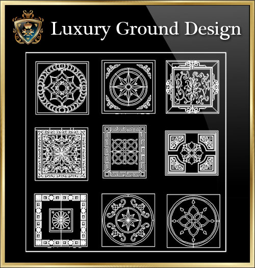 ★【Luxury Ground Design】Download Luxury Architectural Design CAD Drawings--Over 20000+ High quality CAD Blocks and Drawings Download!
