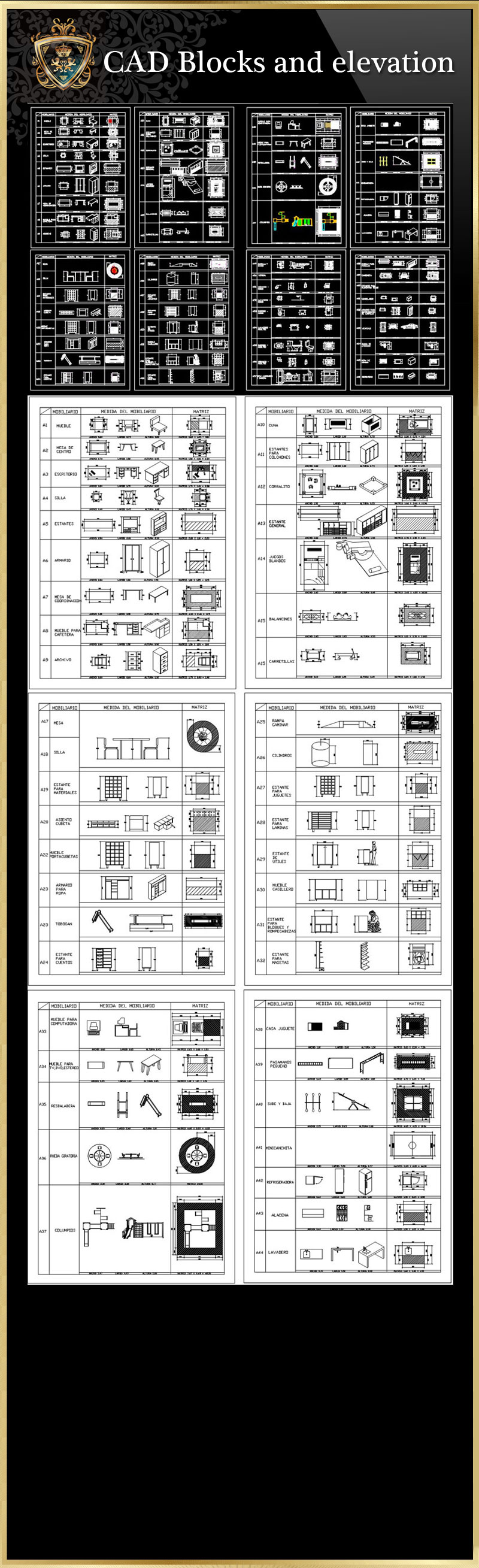 ★【CAD Blocks and elevation】Download Luxury Architectural Design CAD Drawings--Over 20000+ High quality CAD Blocks and Drawings Download!
