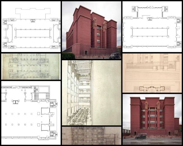 Larking BuiIding拉金行政辦公樓-法蘭克·洛伊·萊特 Frank Lloyd Wright