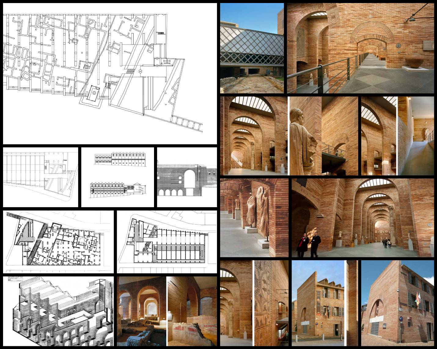 【世界知名建築案例研究CAD設計施工圖】羅馬藝術博物館Museum of Roman Art