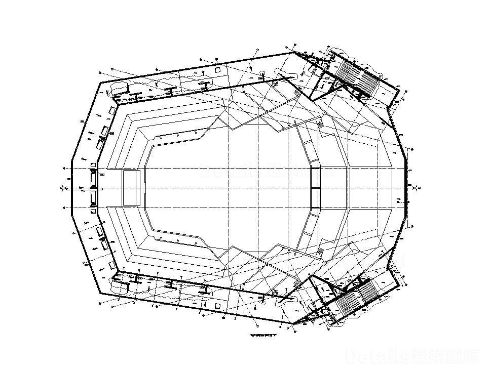 【歌劇院 音樂廳 展演廳CAD平立剖面圖CAD施工圖集】