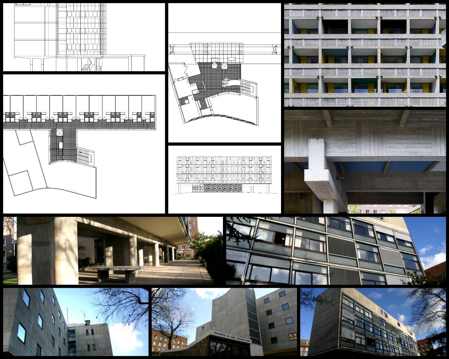【世界知名建築案例研究CAD設計施工圖】 勒·柯比意耶基金會Fondation Suisse-Le Corbusier勒·柯比意