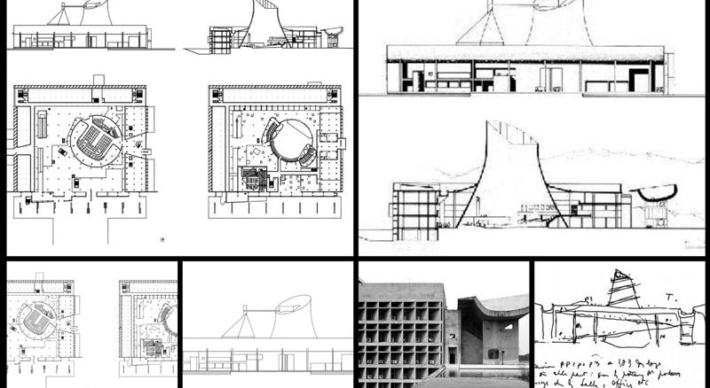【世界知名建築案例研究CAD設計施工圖】Palace of Assembly議會宮-勒·柯比意（Le Corbusier）