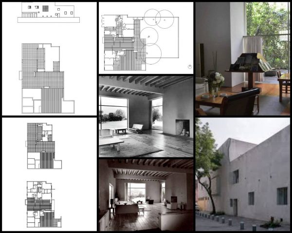【世界知名建築案例研究CAD設計施工圖】路易斯·巴拉岡（LuisBarragán）住宅和工作室 Luis Barragan House and Studio